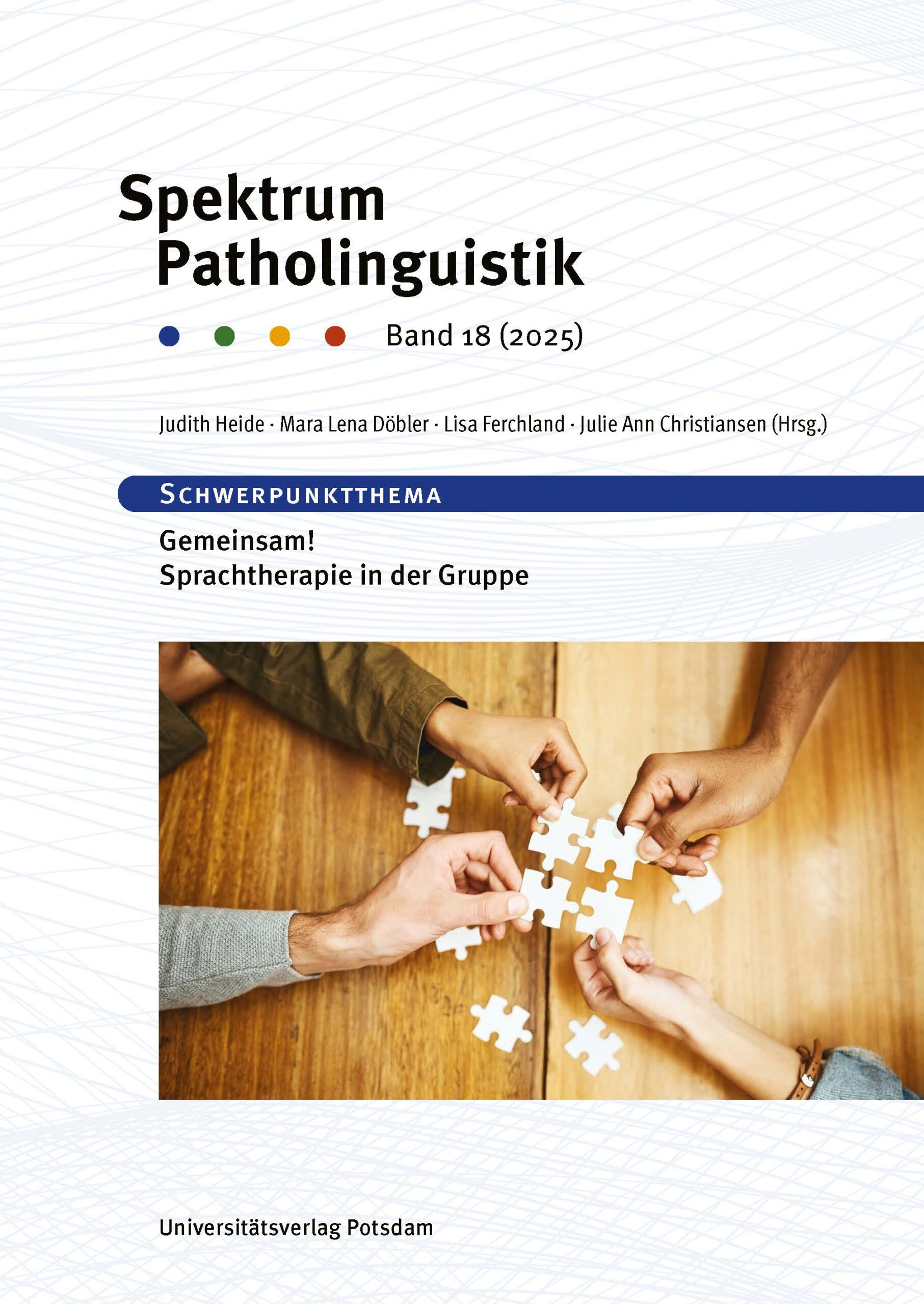 Cover des Tagugnsbandes vom 18. Herbsttreffen Patholinguistik 2024